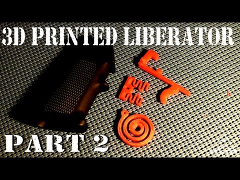 3D Printing the Liberator - Part 2 - My Trigger Mod & Hammer Spring - By Defense Distributed