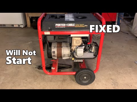 Troubleshooting a Porter Cable Generator That Will Not Start