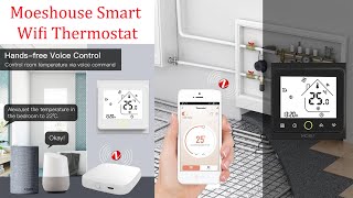 Moeshouse Smart Wifi Thermostat Temperature Controller How To SetUp