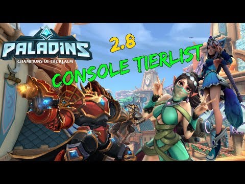 Paladins - "Sun & Moon" 2.7 Console Tierlist          (Reupload)