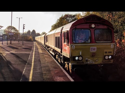 DB 66086 6Z77 Arpley Sidings - Hope ( Earles Sidings ) @ Chinley 12/11/22