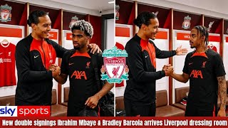 VAN DIJK JUST WELCOMED LIVERPOOL’S €189M BOMBSHELL DUO! BARCOLA & MBAYE ARRIVE AT ANFIELD!