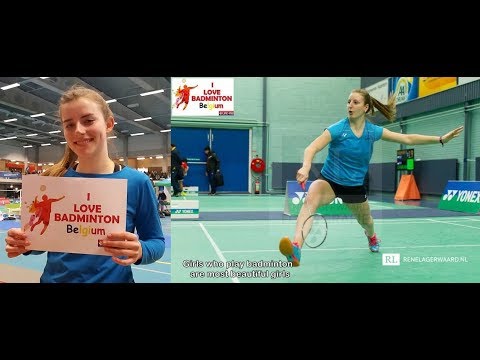 Women's singles 1/4 final Belgian ch'ps Joke De Langhe vs Clara Lassaux.