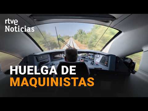 Jornada de huelga de maquinistas en RENFE para exigir más seguridad | RTVE Noticias