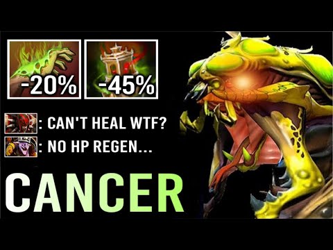 TOXIC -65% HP REGEN Scepter + Vessel Venomancer Most Hated Hero Counter Blood Epic Fun 7k Dota 2