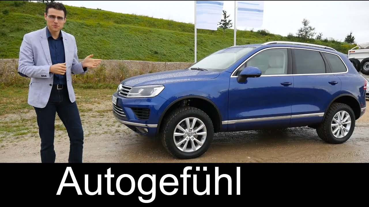 2015 Volkswagen Touareg review + OFFROAD test ride VW Touareg Facelift - Autogefühl