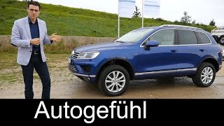 2015 Volkswagen Touareg review + OFFROAD test ride VW Touareg Facelift - Autogefühl
