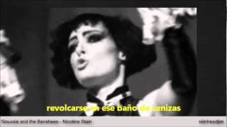 Siouxsie and the Banshees Nicotine Stain subtitulado español