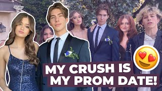 I ASKED MY CRUSH TO PROM  Cute reaction