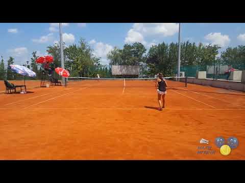 Mia Ristić   Dunja Marić finale Letnjeg prvenstva Srbije do 12 godina TSS 5 7 2018 x264