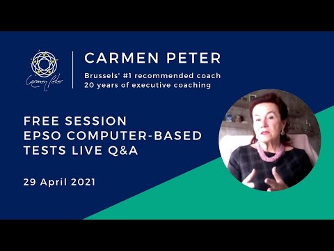 Free session - EPSO Computer-based Tests (CBT)