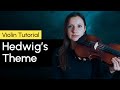 Harry Potter Hedwig's Theme Violin Tutorial