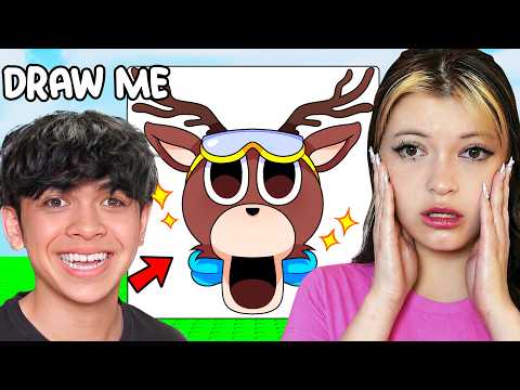Drawing My Crush In Random Styles in Roblox Draw Me..
