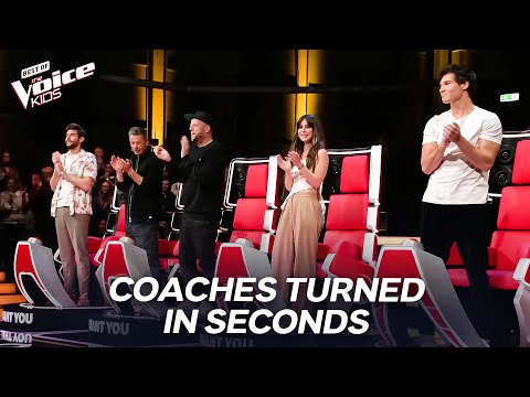 FASTEST Chair Turns You Won't Believe! | Best of The Voice Kids