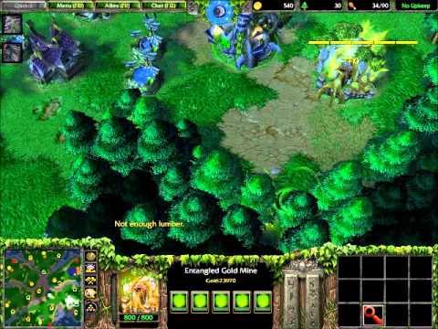 Warcraft III 2v2v2 on Gnoll wood Part 2