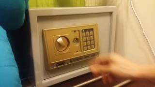How to reset a password for a digital safe.