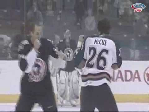 Aaron Boogaard vs Matt McCue