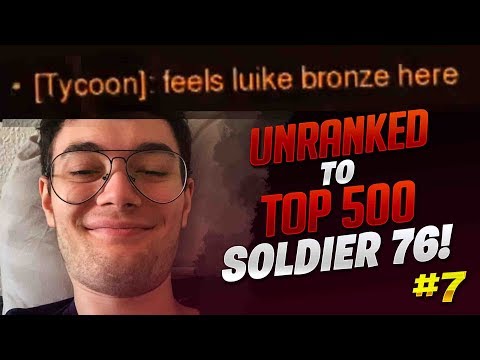 Unranked To Top 500 Soldier 76 Only! - Ep. 7