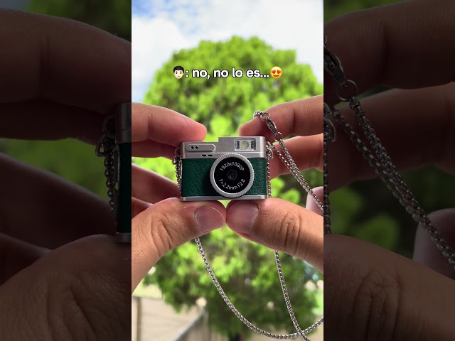 Vídeo relacionado con Cámara digital retro de doble lente 4K, mini cámara de vlogging portátil, mini cámaras CCD retro, cámaras CCD con zoom digital de 16X, grabación de video, compartición OTG, para principiantes
