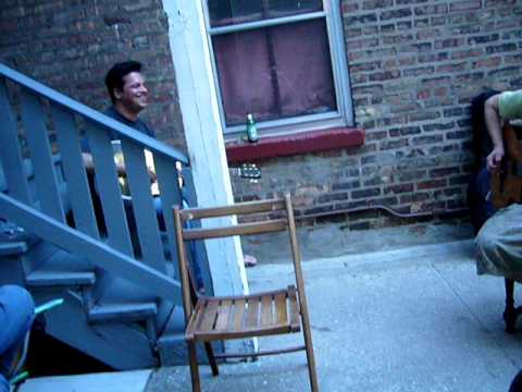 DAVE HERRERO AND PHIL BENNETT CLOWNIN AT A BBQ : )