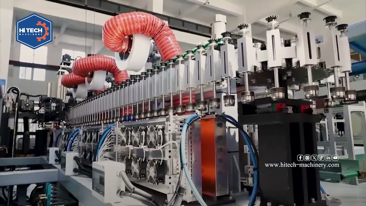 Fully Automatic Preform Blow Machine in Action