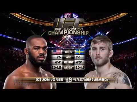 Jon Jones vs Alexander Gustafsson Full Fight