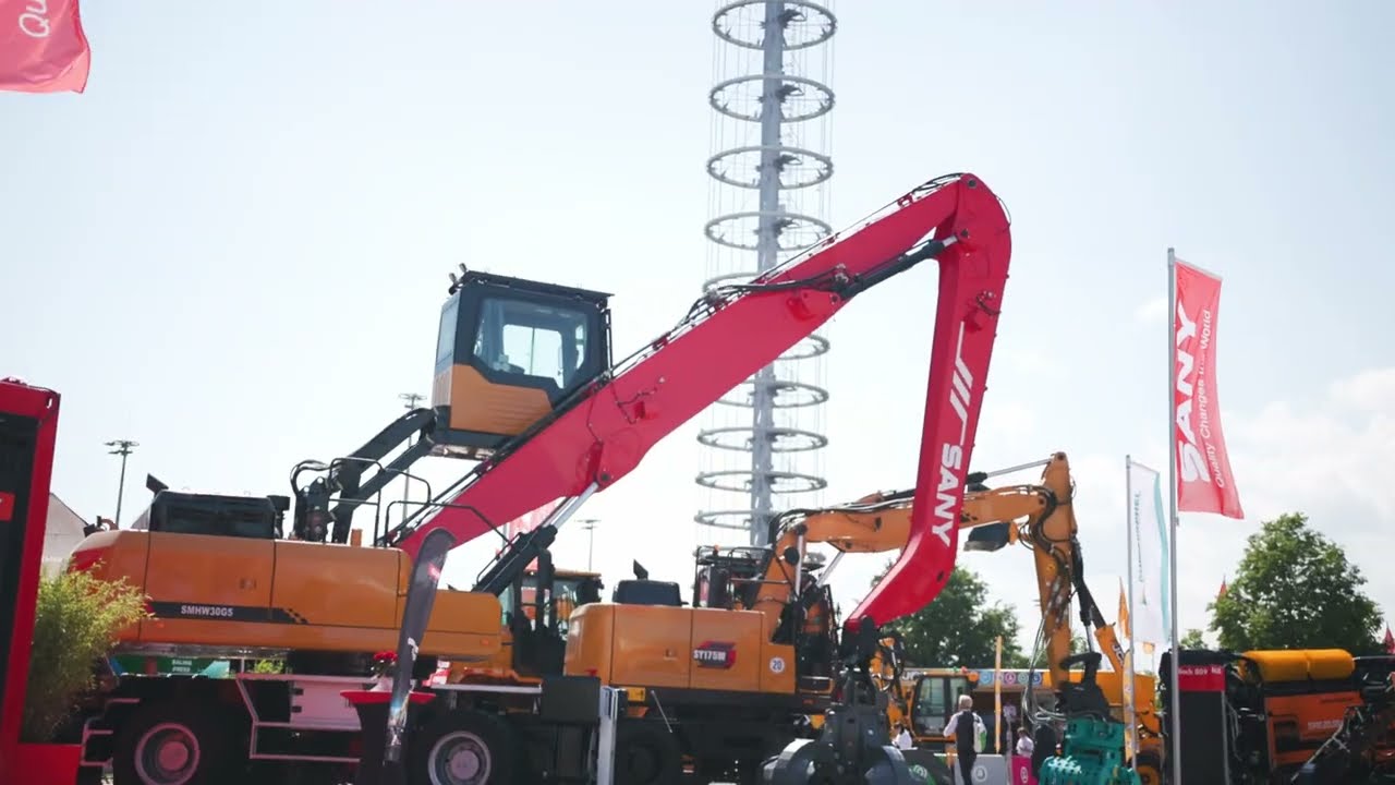 (DE) - Neue SANY Umschlagmaschine SMHW30G5