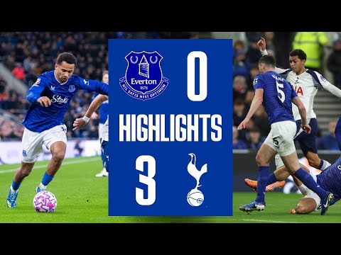 EVERTON 0-3 TOTTENHAM HOTSPUR | Premier League highlights