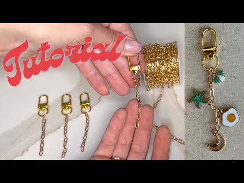 HOW TO MAKE KEYCHAIN CHARMS
