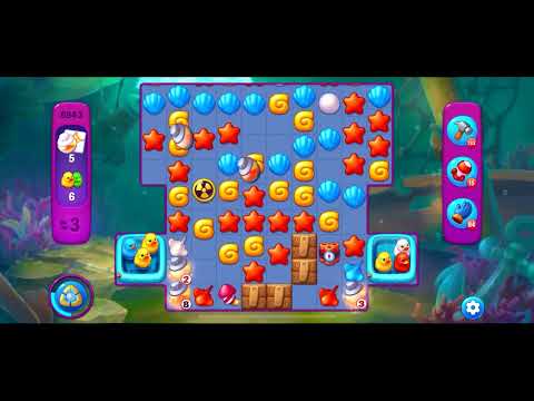 Fishdom Super Hard level 6943 no boosters フィッシュダム