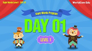 Sight Words 100 Level  01 Day ( Full Movies ) 영어학습프로그램