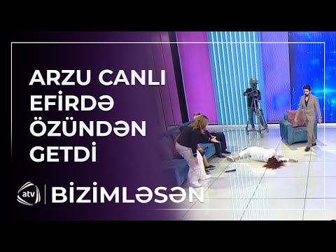 Anası studiyaya gələn Arzu ÖZÜNDƏN GETDİ