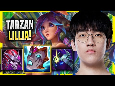 TARZAN IS A MONSTER WITH LILLIA! - LNG Tarzan Plays Lillia JUNGLE vs Nunu! | Season 2022