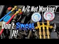 Vehicle AC System Diagnosis For Beginners A C System Troubleshooting