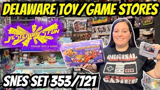 TWO Toy and Video Game Stores? - SNES Pick Ups In Delaware!