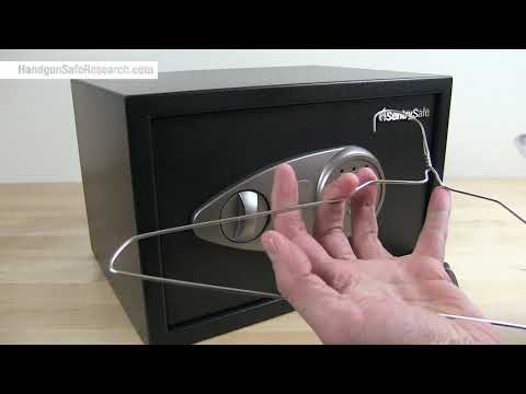 Sentry Safe X055: Opened With a Coat Hanger