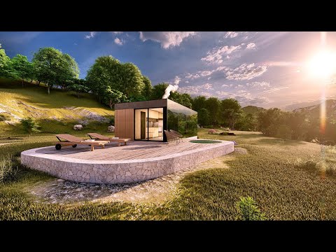 modern mobile home tiny house vacation house on 40m2 Aleksea