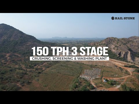 Hailstone - 150 TPH 3 Stage C&S Plant System #crushing #screening #washingplant #makeinindia #global