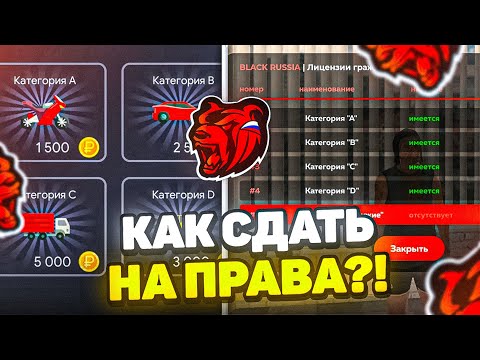 КАК СДАТЬ на ПРАВА в БЛЕК РАША! ОТВЕТЫ в АВТОШКОЛЕ BLACK RUSSIA