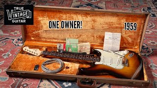 Video thumbnail for The Cleanest 1959 Fender Stratocaster! From its original owner by True Vintage Guitar