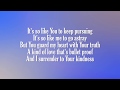 Tauren Wells Known With Lyrics Video