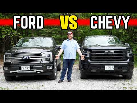Detroit Showdown! Ford F-150 Platinum vs Chevrolet Silverado High Country -  Which is Best?