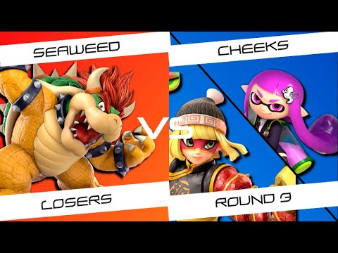 The Battlefields 17 | Seaweed (Bowser) vs. Cheeks (Min Min, Inkling) Losers Round 3 - SSBU