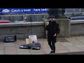 Busking On Victoria Embankment 1 10th November 2019