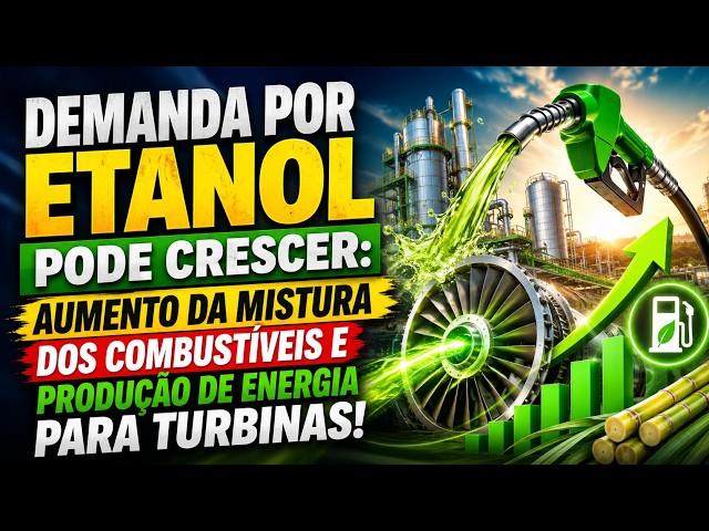 Demanda por etanol pode crescer: aumento da mistura dos combustíveis e produção de energia.