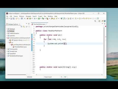 Print The Star Pattern Using Java