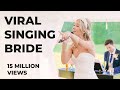 Bride SINGS EPIC Thank You Song To Wedding Guests