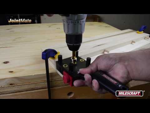 Milescraft 1309 DowelJigKit & 1319 JointMate - How to use a Milescraft Dowel Jig