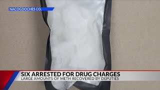 Several drug busts leads to multiple arrests in Nacogdoches County
