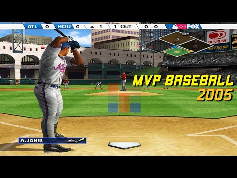 MVP Baseball 2005 | PC Gameplay HD | Atlanta Braves vs. Houston Astros